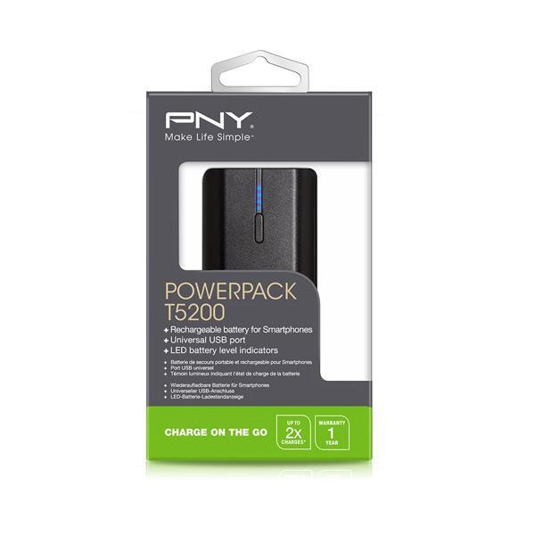 PNY (T2600) 2600mAh Universal Rechargeable Battery Bank Payday Deals