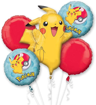 Pokemon Bouquet of 5 Balloons