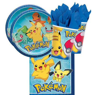 Pokemon Pikachu 16 Guest Large Tableware Party Pack