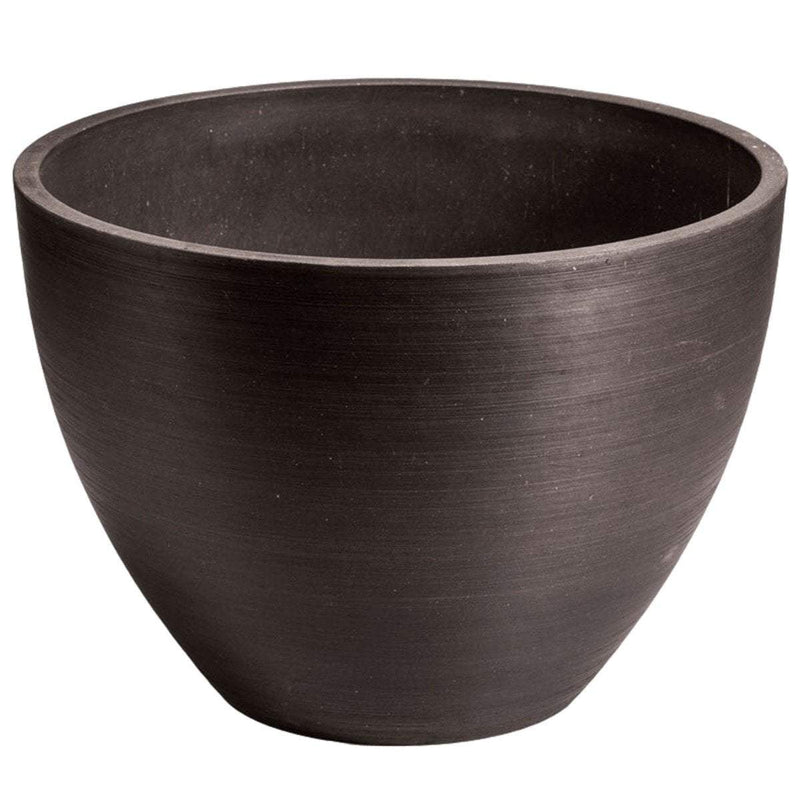 Polished Black Planter Bowl 30cm Payday Deals