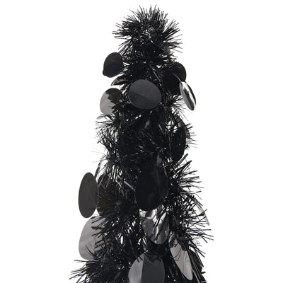 Pop-up Artificial Christmas Tree Black 180 cm PET Payday Deals