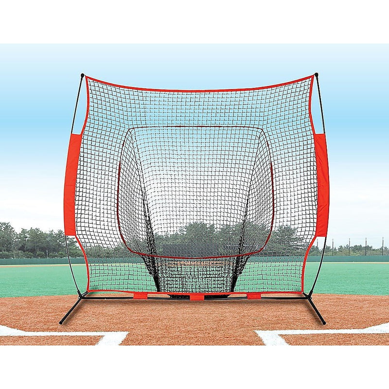 Portable Baseball Training Net Stand Softball Practice Sports Tennis Payday Deals
