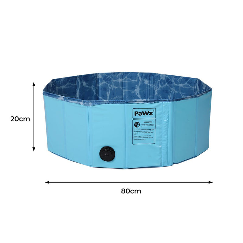 Portable Pet Swimming Pool Kids Dog Cat Washing Bathtub Outdoor Bathing S Payday Deals