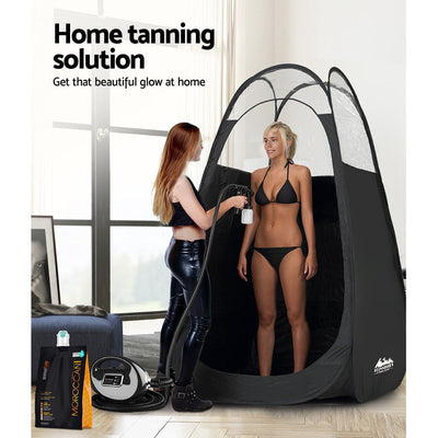 Portable Pop Up Tanning Tent - Black Payday Deals
