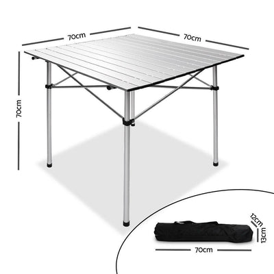 Portable Roll Up Folding Camping Table Payday Deals