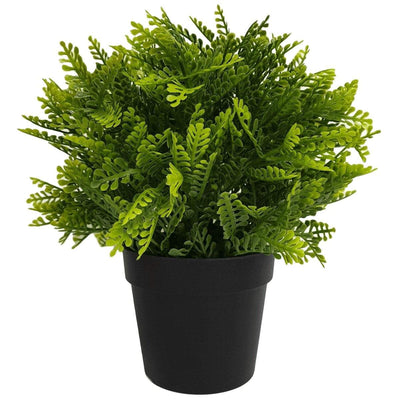 Small Potted Artificial Mimosa Fern UV Resistant 20cm Payday Deals