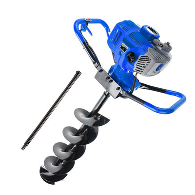 POWERBLADE Post Hole Digger 62CC Posthole Earth Auger Fence Borer Petrol Drill Payday Deals