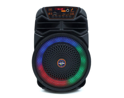 Precision Audio 6.5" Portable Karaoke Bluetooth Party Speaker LED Lights Wired Microphone CH625 Payday Deals
