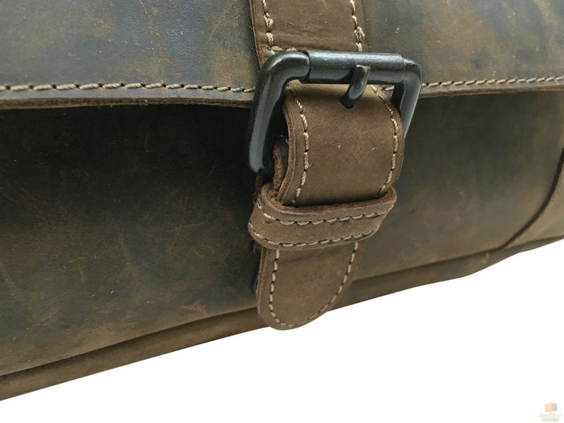 Premium Crazy Horse Leather Messenger Bag Genuine Shoulder Cross Body IT06 New Payday Deals