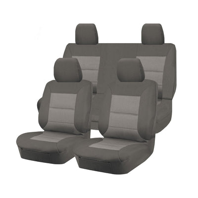 Premium Jacquard Seat Covers - For Nissan Frontier D23 Series Dual Cab (2015-2017)