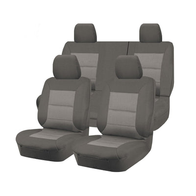 Premium Jacquard Seat Covers - For Nissan Frontier D40 Series Dual Cab (2006-2015)
