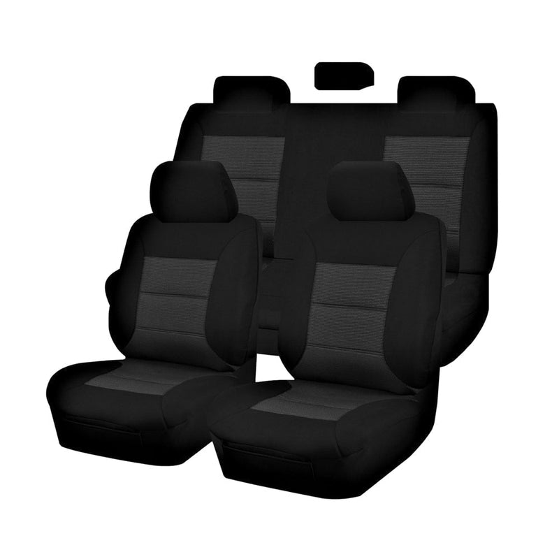 Premium Jacquard Seat Covers - For Toyota Tacoma Dual Cab (2005-2015) Payday Deals