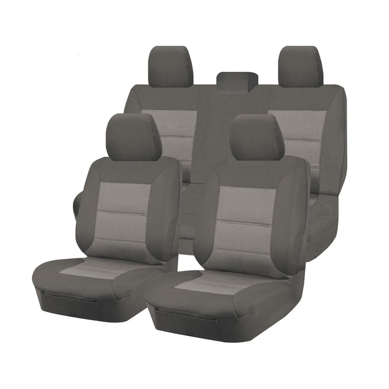 Premium Jacquard Seat Covers - For Toyota Tacoma Workmate Dual Cab (2015-2022) Payday Deals