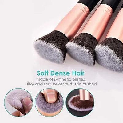Premium Makeup Brushes 16 Pieces (Synthetic Bristle Brush,Eyeshadow Brush Kit and Powder Makeup) Payday Deals