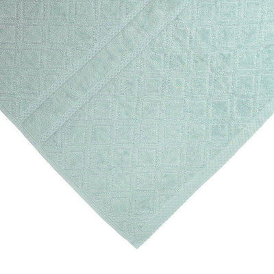 Premium Velour Diamond Design Jacquard Bath Towel (Aqua) Payday Deals