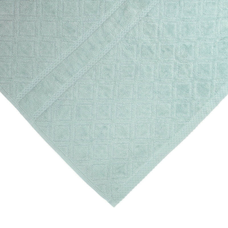 Premium Velour Diamond Design Jacquard Bath Towel (Aqua) Payday Deals