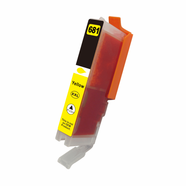 Premium Yellow Compatible Inkjet Cartridge Replacement for CLI-681YXL Payday Deals