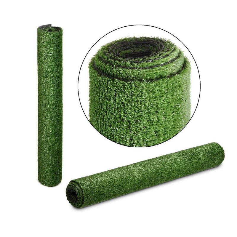 Primeturf Artificial Grass 17mm 2mx10m 20sqm Synthetic Fake Turf Plants Plastic Lawn Olive Payday Deals