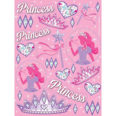 Princess Party Foil Stickers