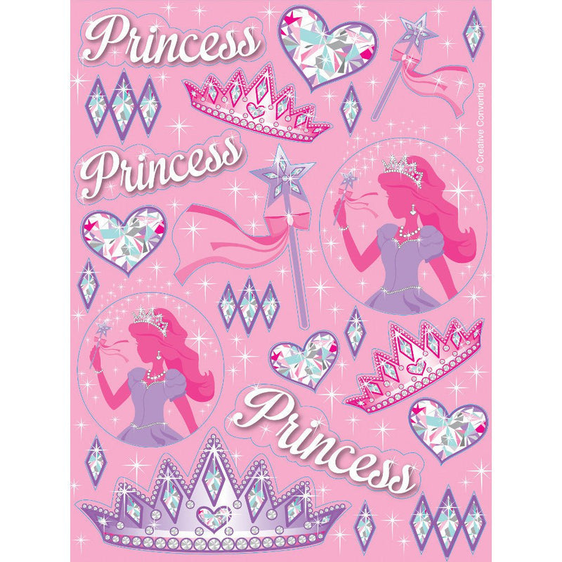 Princess Party Foil Stickers - Payday Deals