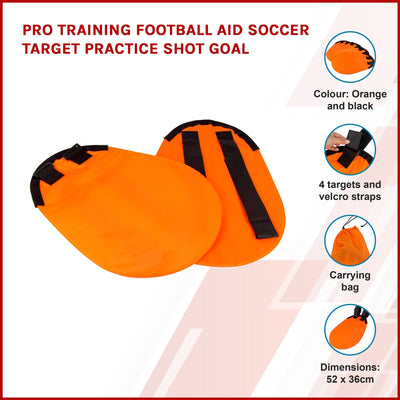 Pro Training Football AID Soccer Target Practice Shot Goal Payday Deals