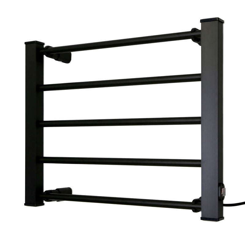 Pronti Heated Towel Rack Electric Bathroom Towel Rails Warmer Ev-90 -black Payday Deals