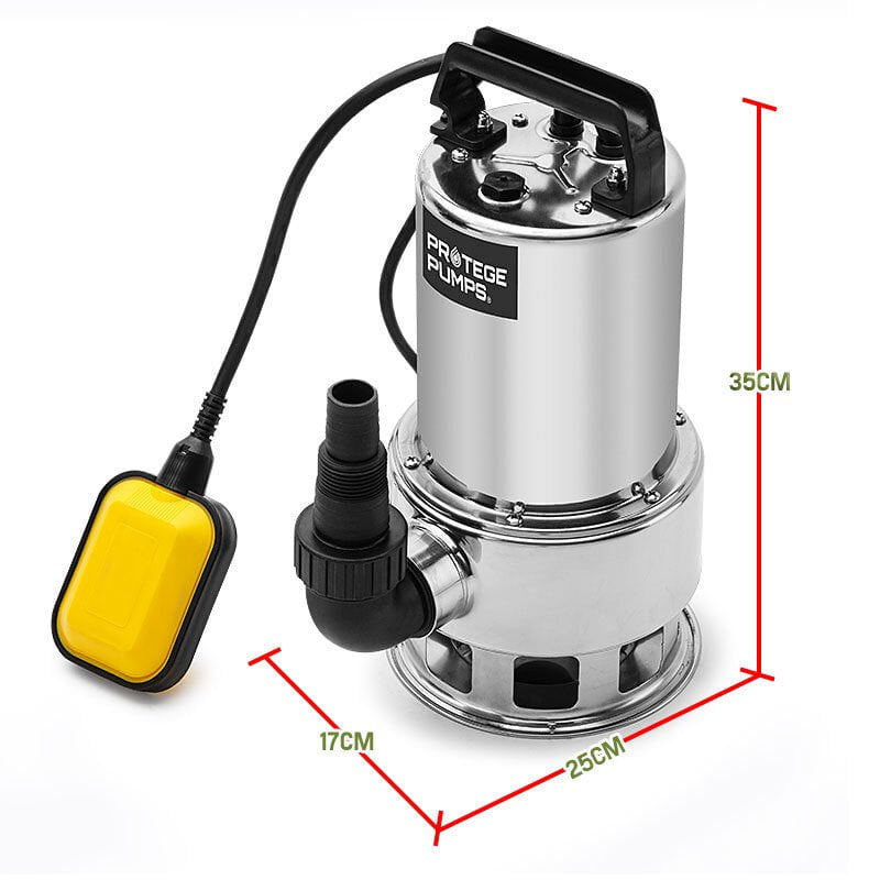 PROTEGE 2000W Submersible Dirty Water Pump Bore Tank Well Steel Automatic Payday Deals