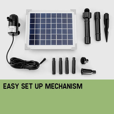 Protege 20W Solar Fountain Submersible Water Pump Power Panel Kit Garden Pond Payday Deals
