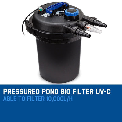 PROTEGE Aquarium External Canister Filter Aqua Fish Tank Pond Water UV Light 10000 L/H Payday Deals