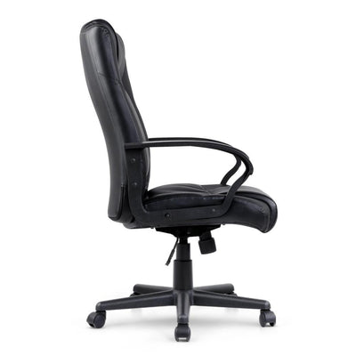 PU Leather Office Chair - Black Payday Deals