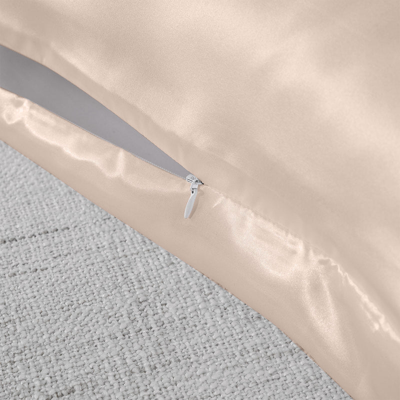 Pure Silk Pillow Case by Royal Comfort (Single Pack) - Champagne Pink Payday Deals