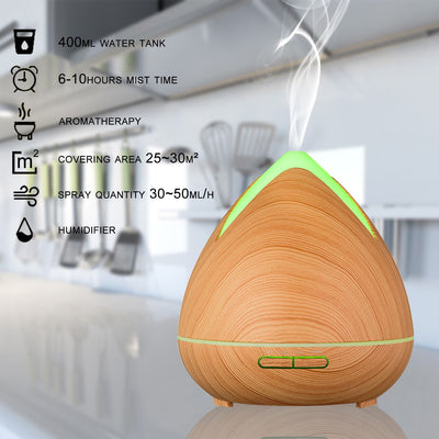 PureSpa Ultrasonic Diffuser  - Light Wood Payday Deals