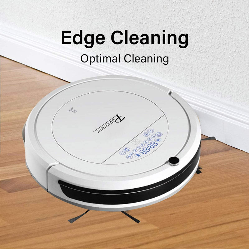 Pursonic i9 Robotic Vacuum Cleaner Carpet Floor Dry Wet Mopping Auto Robot White  White Payday Deals