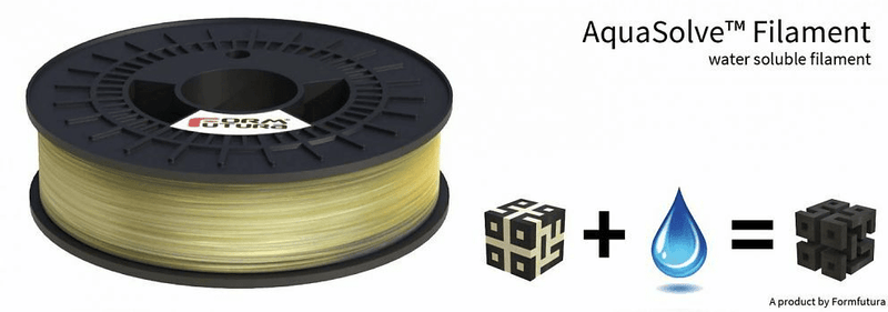 PVA Support Filament AquaSolve - PVA 1.75mm Natural 300 gram 3D Printer Filament Payday Deals