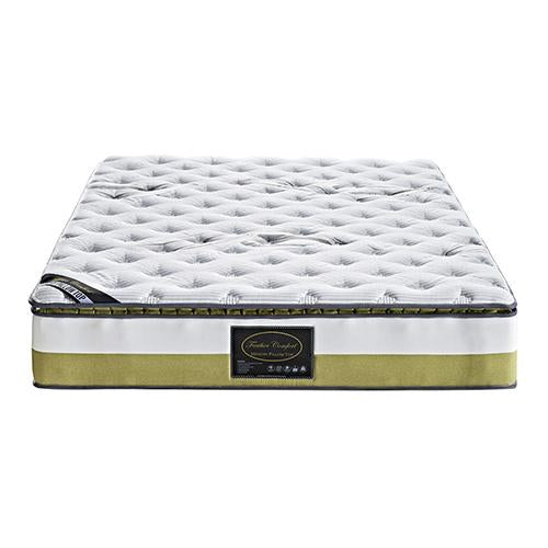 Queen Mattress Memory Pillow Top Pocket Spring Foam Medium Firm Bed Payday Deals