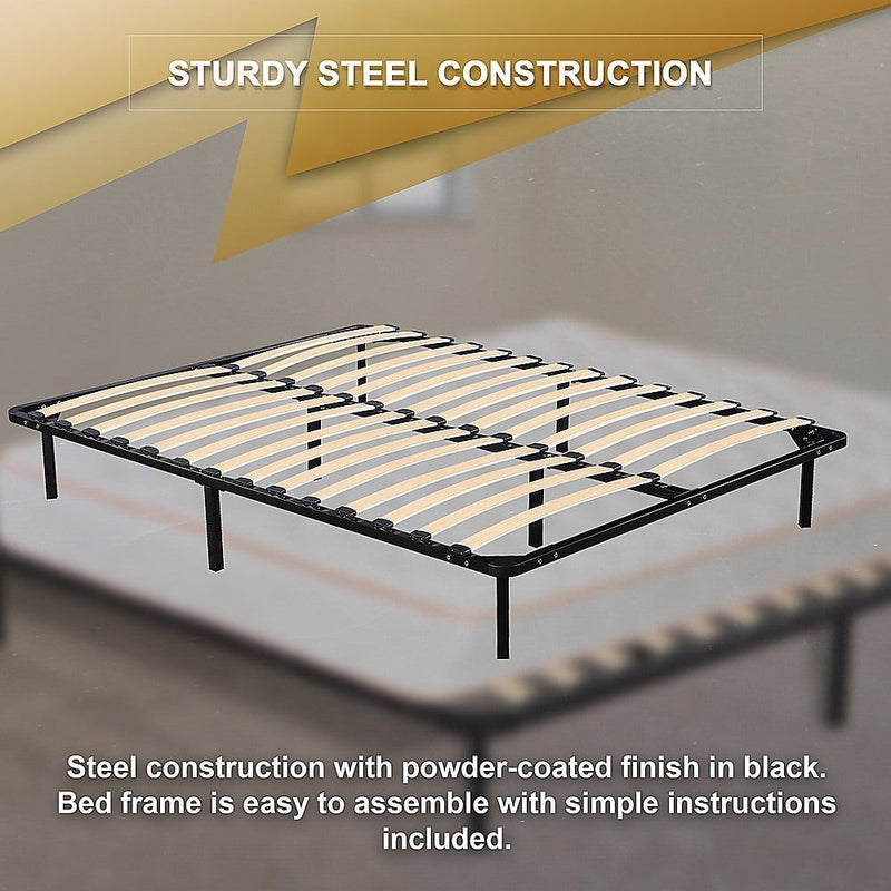 Queen Metal Bed Frame - Bedroom Furniture Payday Deals