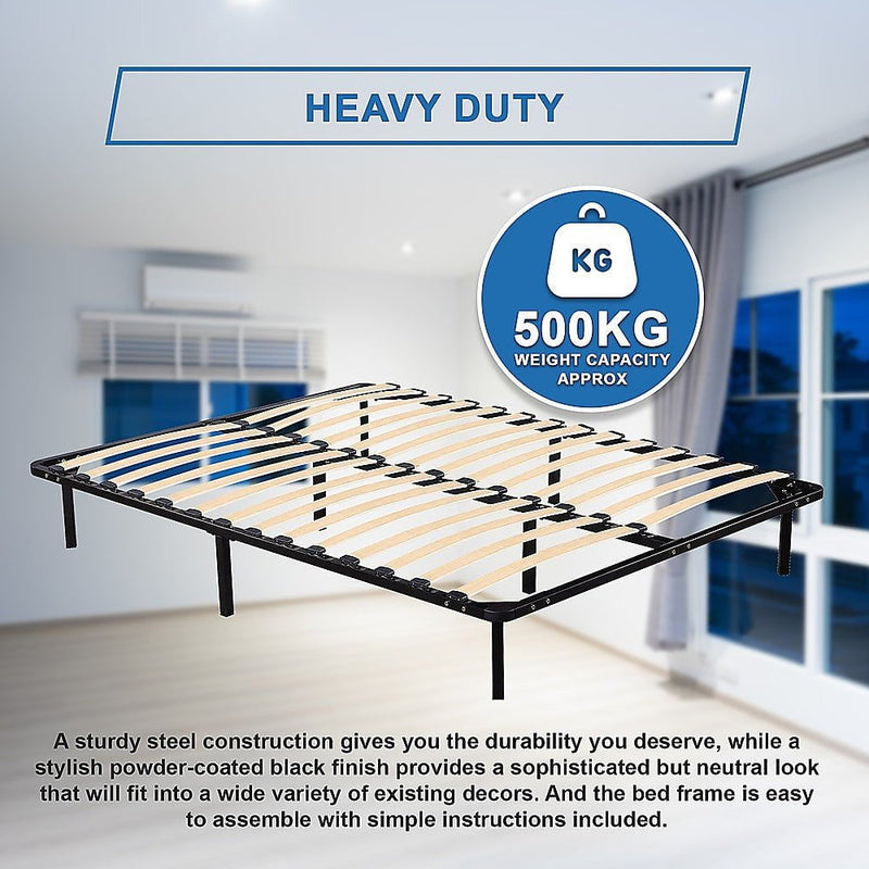 Queen Metal Bed Frame - Bedroom Furniture Payday Deals