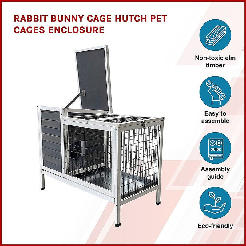 Rabbit Bunny Cage Hutch Pet Cages Enclosure Payday Deals