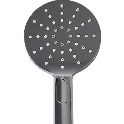 Rain Shower Head Set Silver Round Brass Taps Mixer Handheld High Pressure 10" Payday Deals