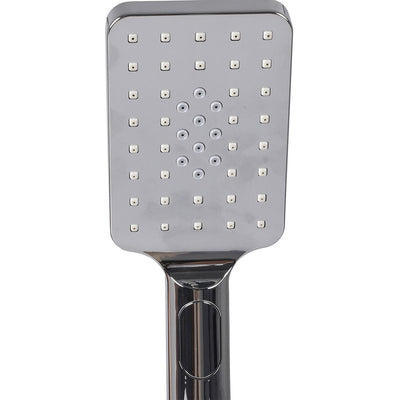 Rain Shower Head Set Silver Square Brass Taps Mixer Handheld High Pressure Payday Deals