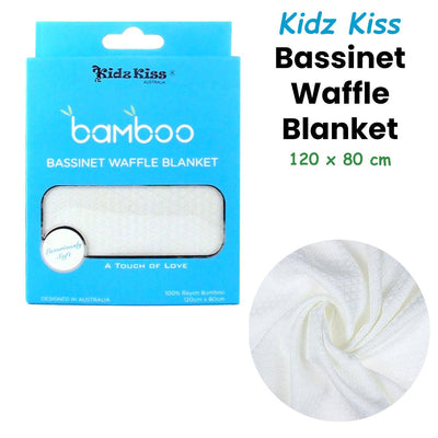 Rayon Bamboo Waffle Blanket Bassinet Size 120x80cm Payday Deals