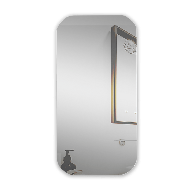 Rectangle Wall Hung Bathroom Mirror Shaving Cabinet Vanity Matte White Payday Deals