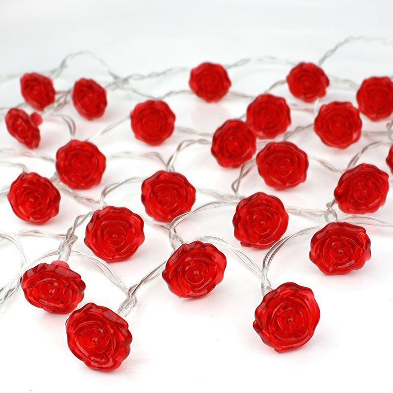 Red Rose battery string fairy light - party night light wedding decoration Payday Deals