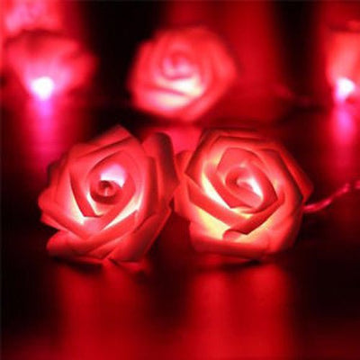 Red Rose battery string fairy light - party night light wedding decoration Payday Deals