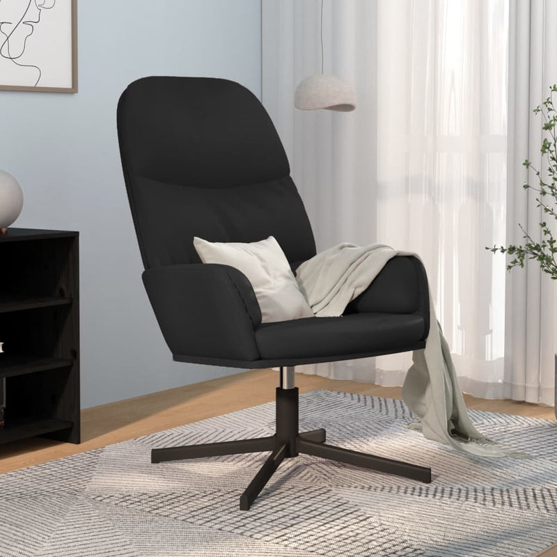 Relaxing Chair Black Faux Leather Payday Deals