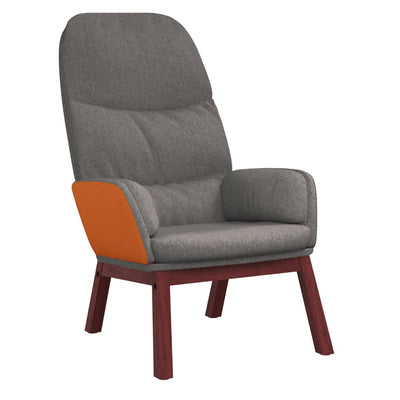 Relaxing Chair Light Grey Fabric Payday Deals