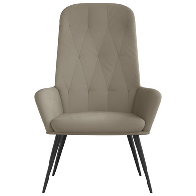 Relaxing Chair Light Grey Velvet Payday Deals