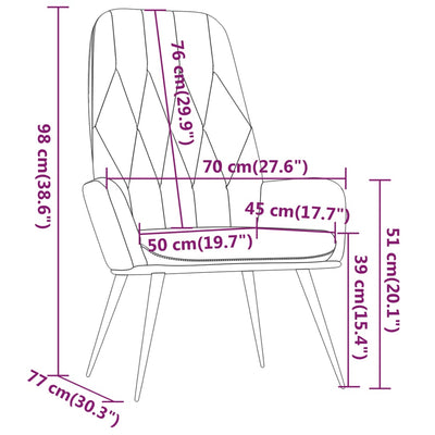 Relaxing Chair Light Grey Velvet Payday Deals