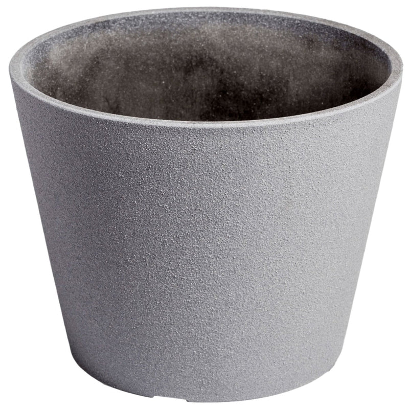 Rendered Grey Planter Pot 25cm Payday Deals