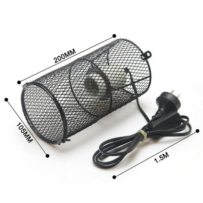 Reptile Ceramic Heat Lamp 200W Holder Snake Chicken Brooder Light Switch Cage Payday Deals